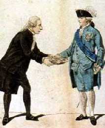 Bailly présentant au roi les clefs de la ville de Paris