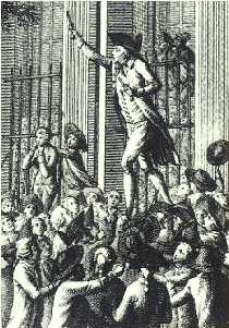 Desmoulins appelle aux armes