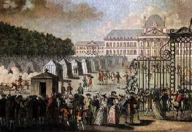 Les  suisses au Champs-de-Mars (12 juillet)
